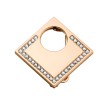 Boucle de Ceinture Lune Carrée - Cristaux Swarovski Boucles de ceintures