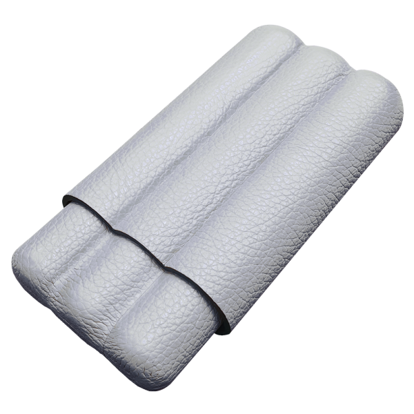 Etui à cigare en cuir - pour trois cigares en cuir Autour du cigare